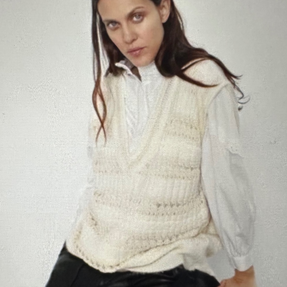 Zara Pointelle knit